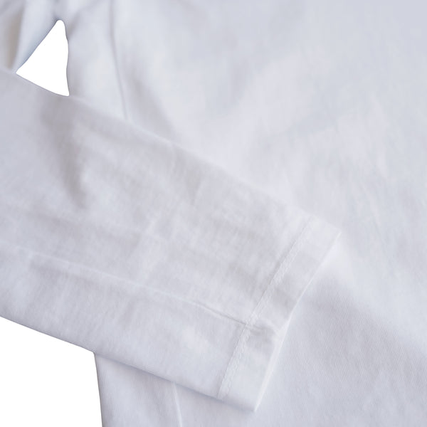 STANDARD H Avant Long Sleeve T-shirt Pocket Tee White Automotive Shirt