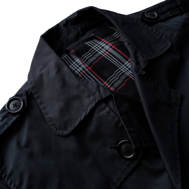 STANDARD H Brands Hatch Trench Coat Jacket Outerwear British England Plaid lining Cars Automotive Inspired fashion menswear apparel made in usa