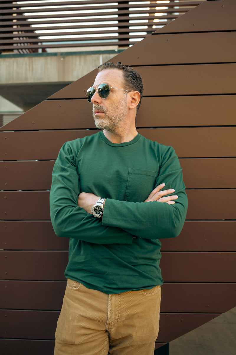 Avant Long Sleeve T-shirt - BRG