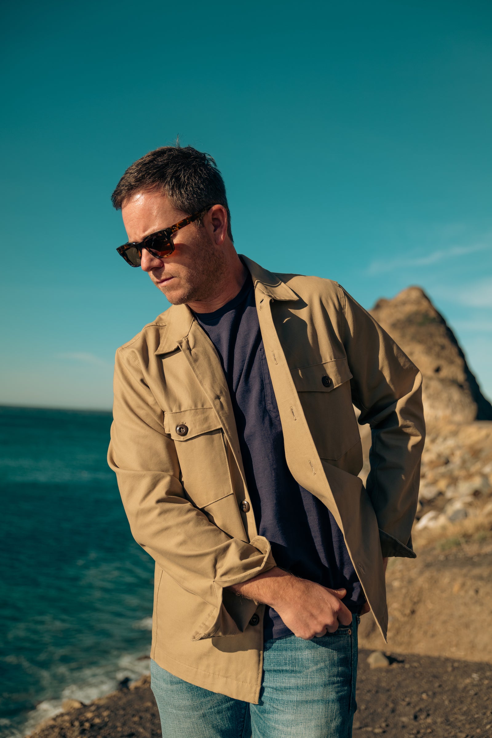仏CHAPAL PILOT SHIRTSベージュ サイズUK M Willys Shirt Jacket - Mojave – STANDARD H