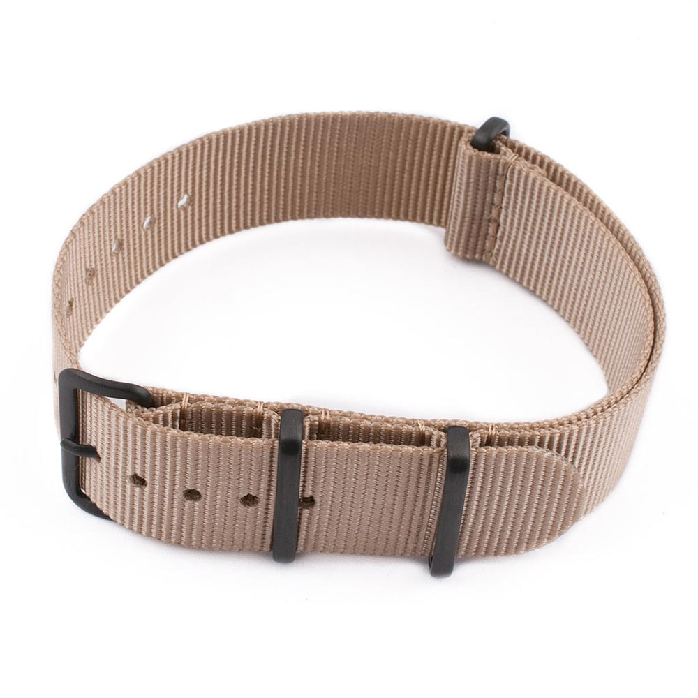 TaupeStrapClub x STANDARD H x StrapHabit Watch Strap (Black Hardware)