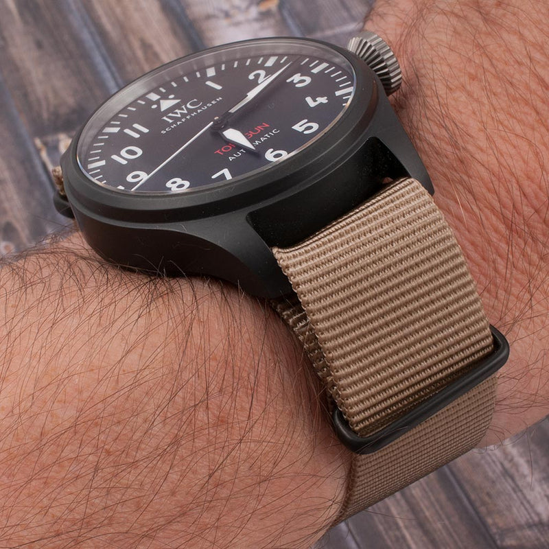 @TaupeStrapClub x STANDARD H x StrapHabit Watch Strap (Black Hardware)