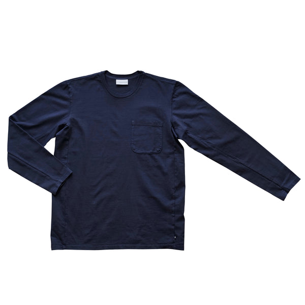 Avant Long Sleeve T-shirt - Blu Scuro