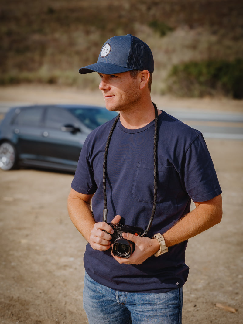 STANDARD H Avant T Shirt Blu Scuro Dark Navy Automotive Inspiration Cars Ferrari Leica Q2