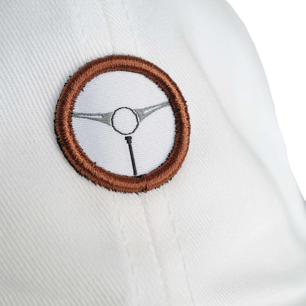 STANDARD H Golf Dad Hat - White