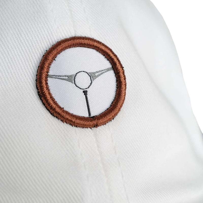 STANDARD H Golf Dad Hat - White