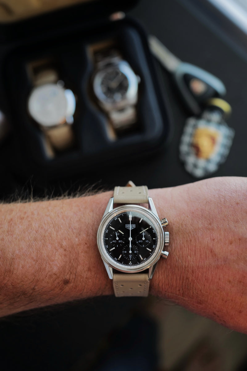 Taupe Racing Rally Watch Strap