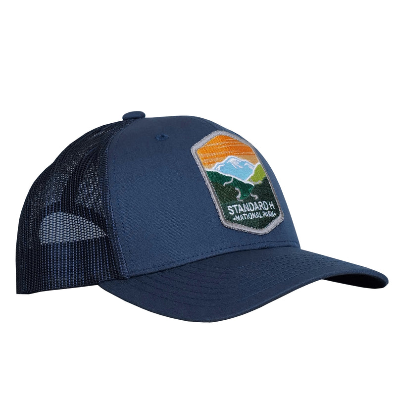 STANDARD H National Park Hat Road Trip Car Watch Enthusiast Travel Navy