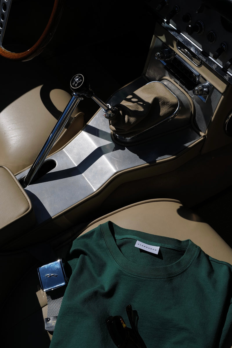 STANDARD H XK SweatShirt BRG British Racing Green Automotive Inspired Menswear Fashion Apparel F1 Vintage Cars XKSS Jaguar E Type