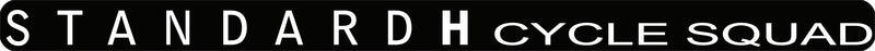 STANDARD H Cycle Squad Chainstay Decal Cycling Cyclist Bike Sticker
