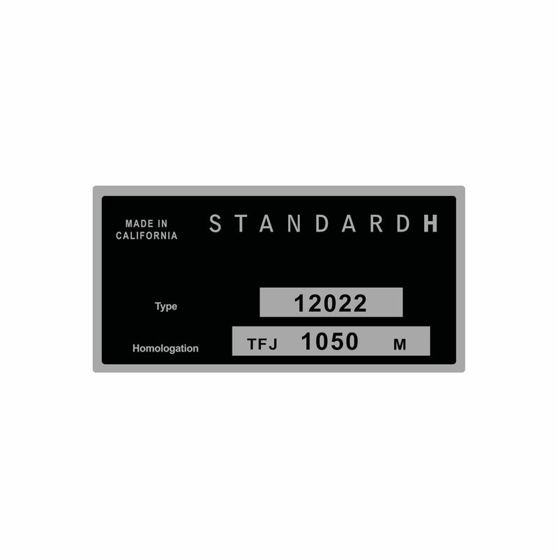 STANDARD H Targa Florio Jacket Chassis Plate Size Label Menswear Car Enthusiast Fashion Apparel Navy Military Green