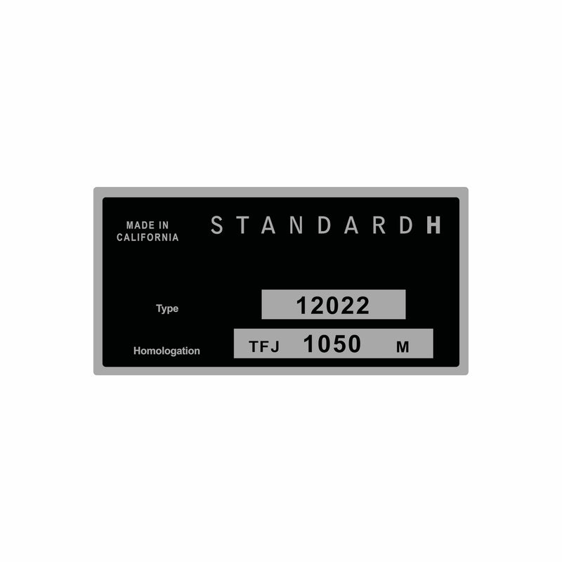STANDARD H Targa Florio Jacket Chassis Plate Size Label Menswear Car Enthusiast Fashion Apparel Navy Military Green