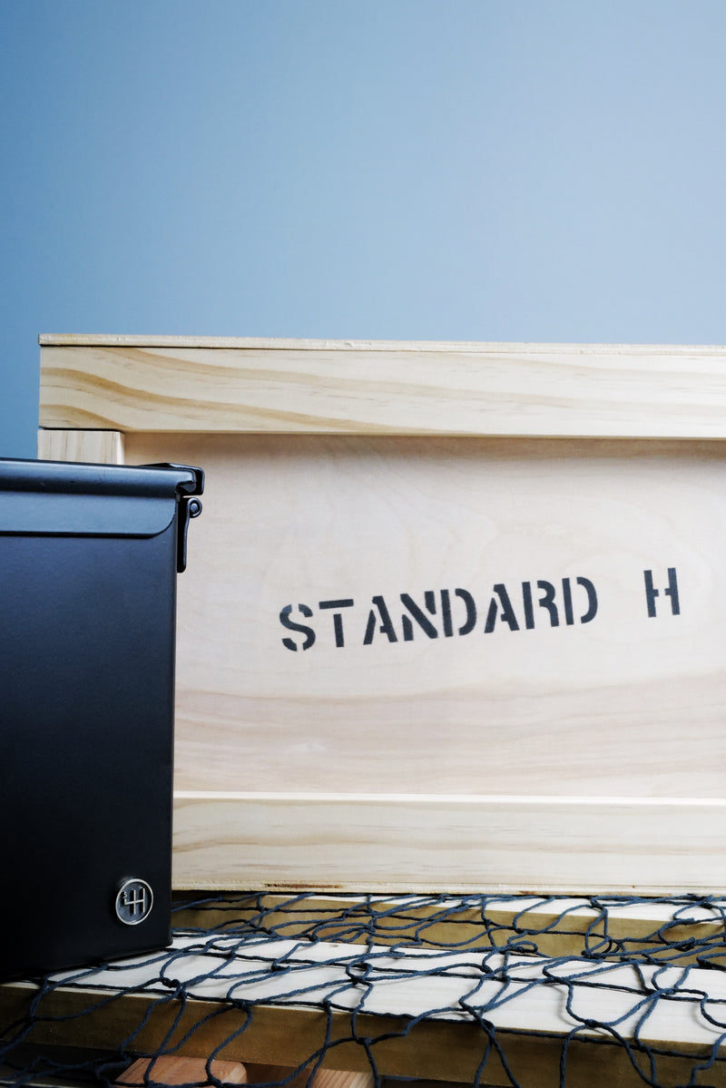 STANDARD H Defender Watch Box Hodinkee Travel Case Military Black Ammo Can Garage Collection Crate