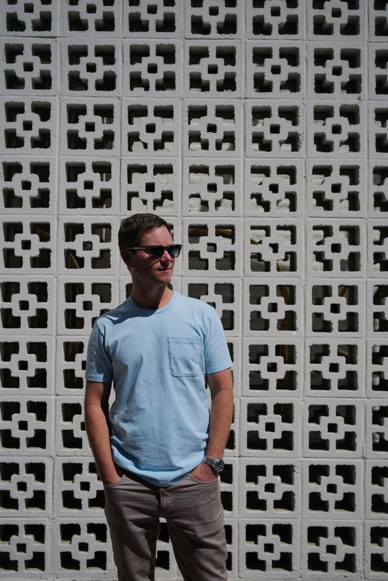 STANDARD H Avant T Shirt Gulf Livery Blue Automotive Inspired Clothing Menswear Fashion Apparel Palm Springs Parker