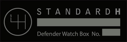 STANDARD H Defender Watch Box Hodinkee Travel Case Military Black Ammo Can Garage Collection Custom Aluminum Plate