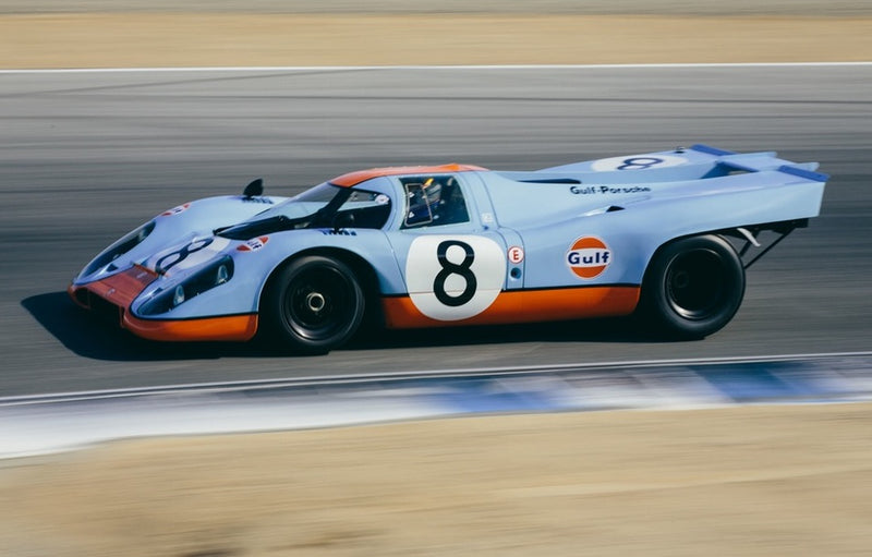 STANDARD H Avant T Shirt Gulf Livery Blue Automotive Inspired Clothing Menswear Fashion Apparel Porsche 917 Racecar
