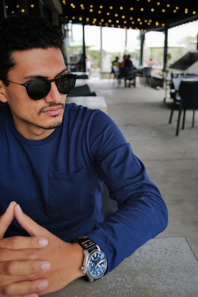 STANDARD H Avant Long Sleeve Giorgio Estate Blue IWC Big Pilot