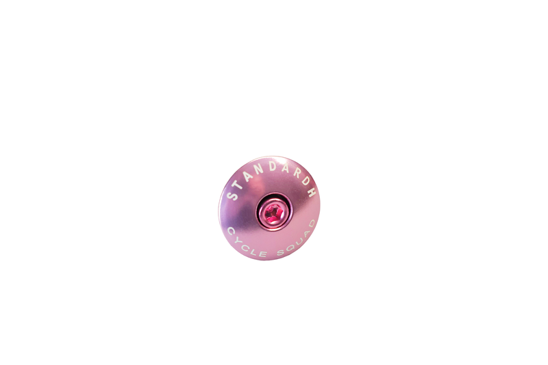 STANDARD H Cycle Squad Headset Stem Cap Pink Bike Cyclist Cycling Accessories