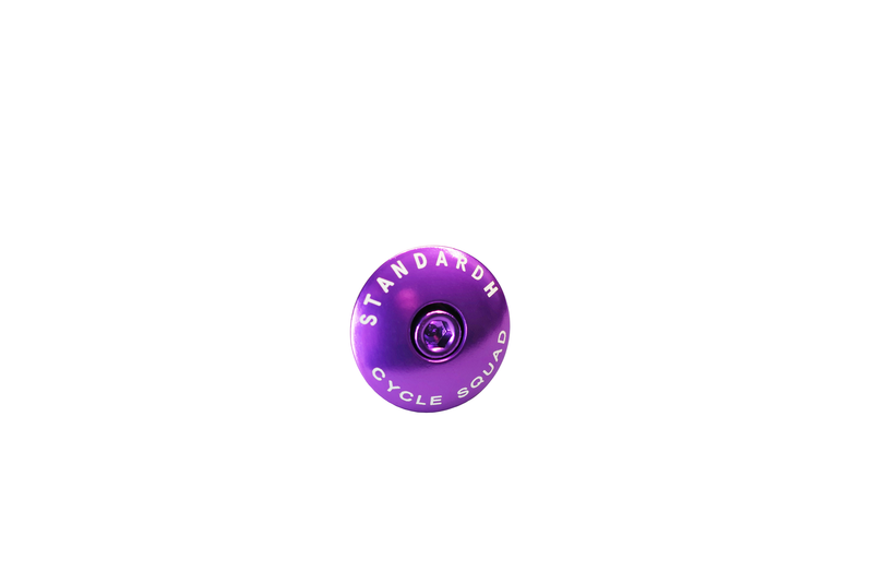 STANDARD H Cycle Squad Headset Stem Cap Purple Bike Cyclist Cycling Accessories