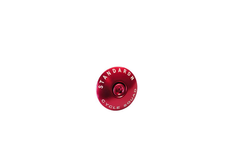 STANDARD H Cycle Squad Headset Stem Cap Red Bike Cyclist Cycling Accessories