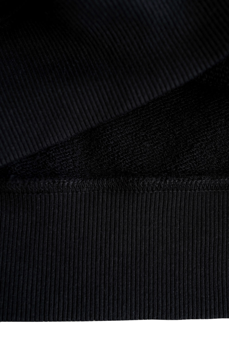 STANDARD H Vanagon Hoodie Longsleeve Hooded Heavyweight Sweatshirt Black Malibu California Made in Los Angeles USA Shift Logo