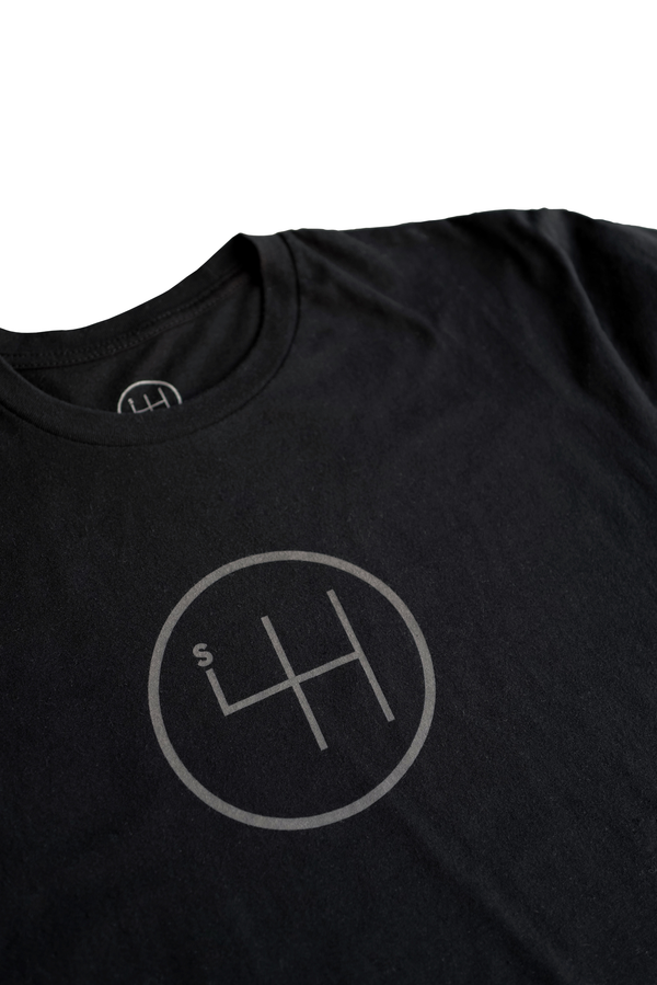 STANDARD H Shift Logo T-shirt Stealth Detail Garage Collection Automotive Enthusiast Car Menswear Apparel