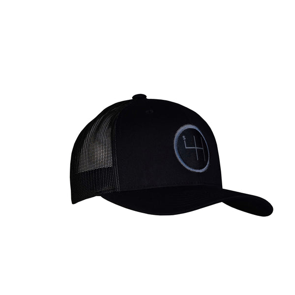 STANDARD H Garage Collection Shift Logo Trucker Hat Stealth Automotive Enthusiast Car Driving Cap