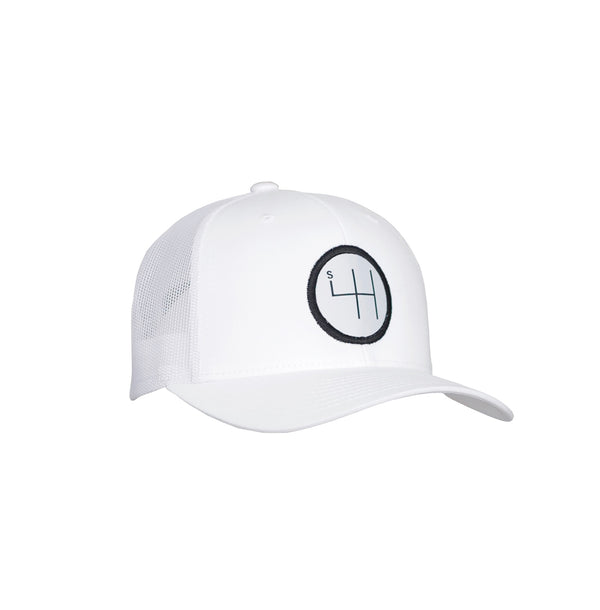 STANDARD H Shift Logo Trucker Hat White Golf Drivers Hats Cars Apparel Accessories